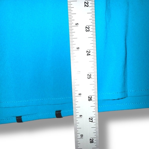 CALVIN KLEIN Split V-Neck Trim Sleeveless Top Tank - Teal Plus 1X - Picture 12 of 12